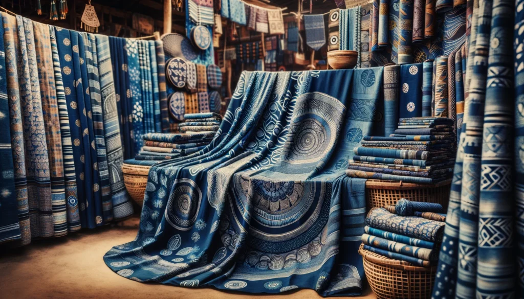 African Indigo Fabric