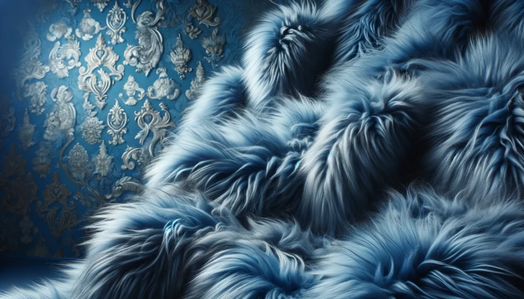 Blue Fur Fabric: A Soft and Luxurious Material for Your Next Project