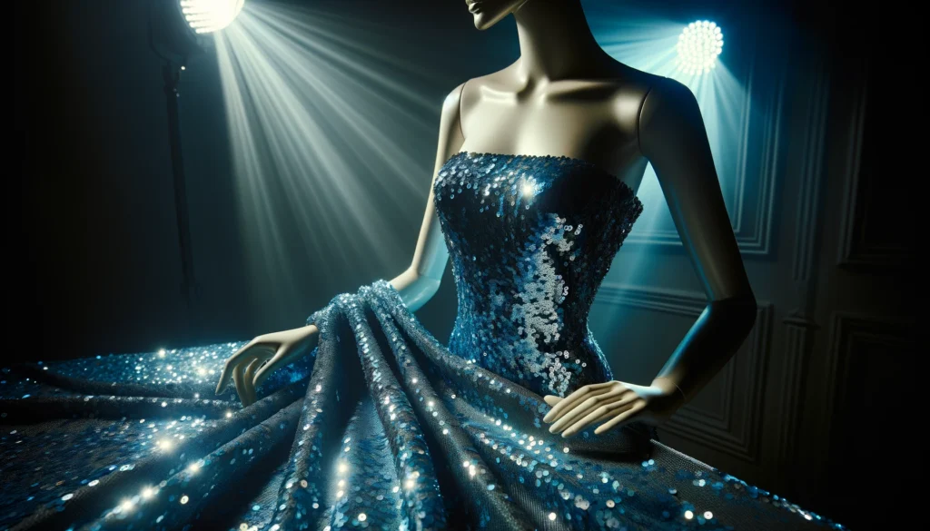 Blue Sequin Fabric: A Shimmering Addition to Your Wardrobe