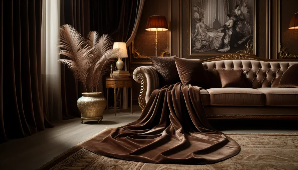 Brown Velvet Fabric: A Luxurious and Durable Choice for Home Decor