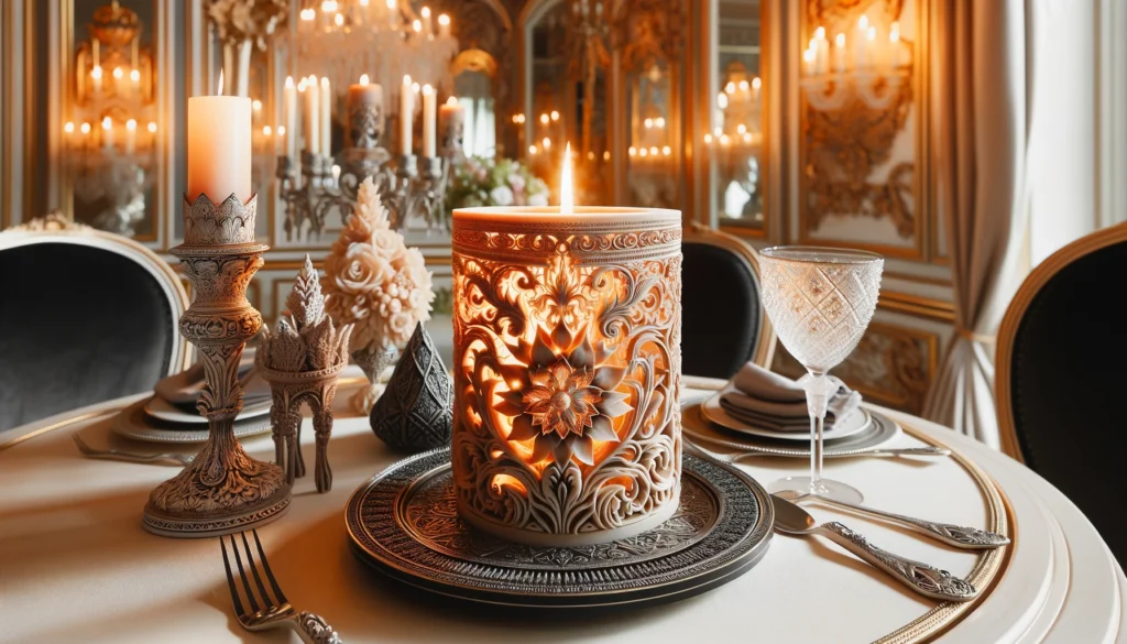 Carved Candle: A Unique and Elegant Decorative Piece