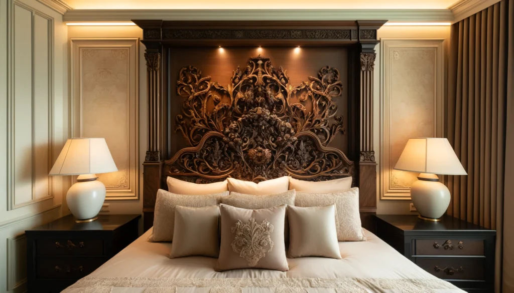 Carved Headboard: Adding Elegance to Your Bedroom