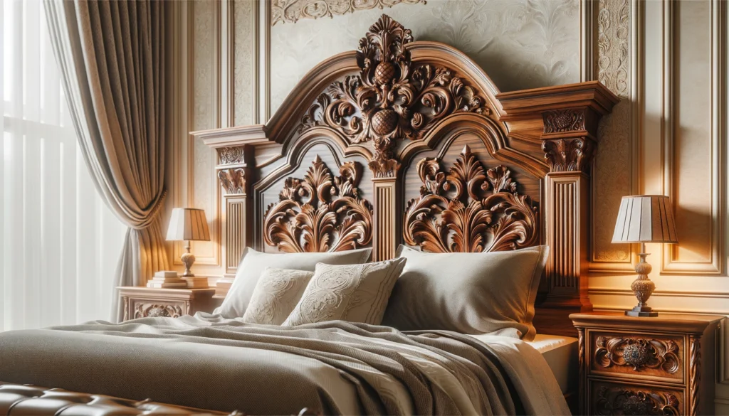 Carved Wood Headboard: A Timeless Addition to Your Bedroom