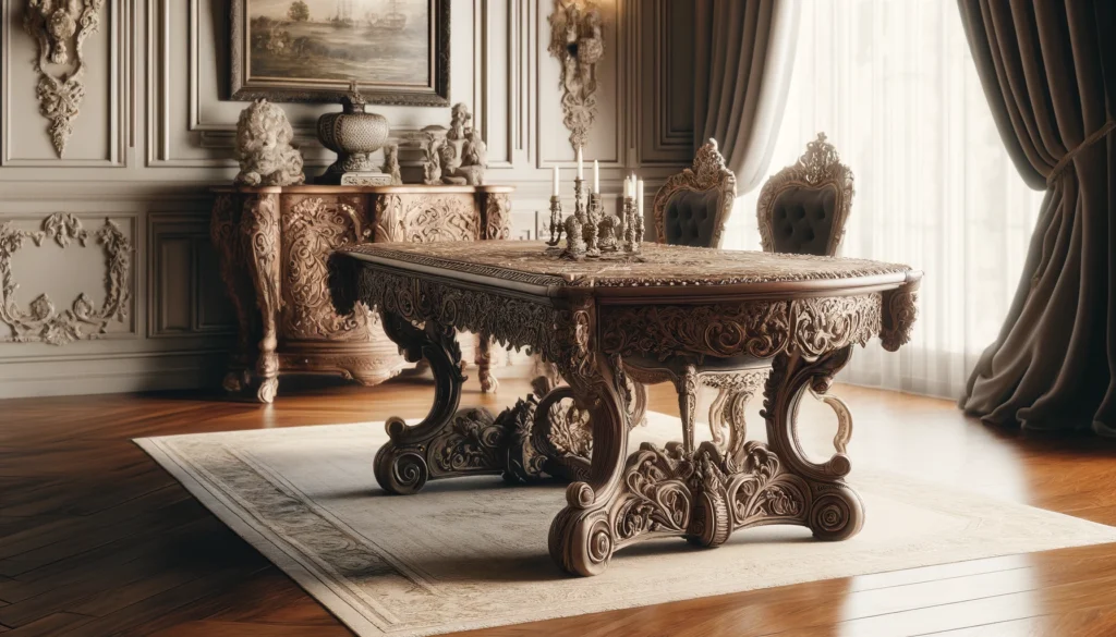 Carved Wood Table: A Timeless Piece of Furniture for Your Home