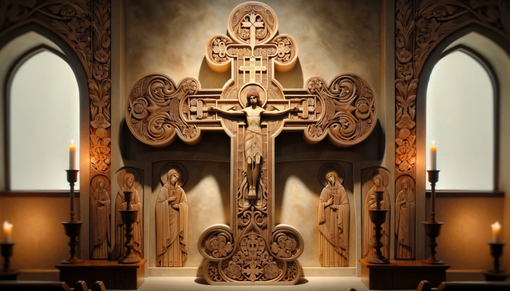 Carved Wooden Cross: A Symbol of Faith and Tradition