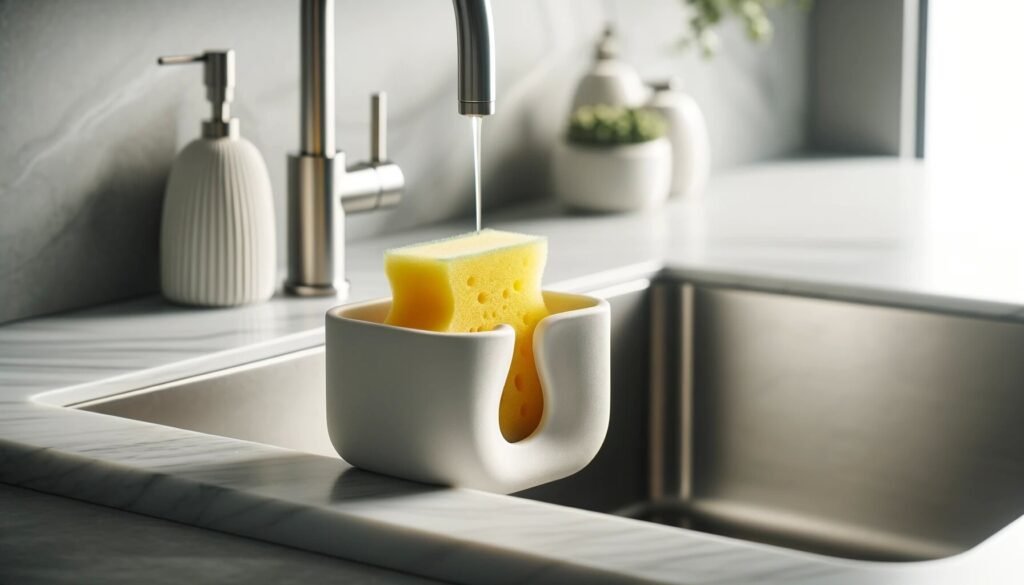 Ceramic Sponge Holder: A Stylish and Functional Addition to Your Kitchen Sink