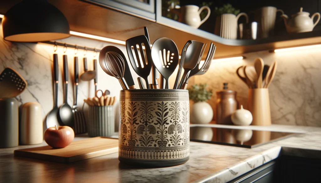 Ceramic Utensil Holder: A Stylish and Practical Addition to Your Kitchen