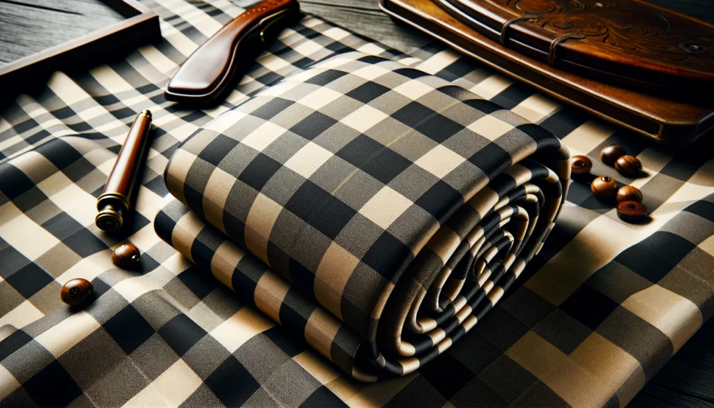 Checkered Pattern Fabric