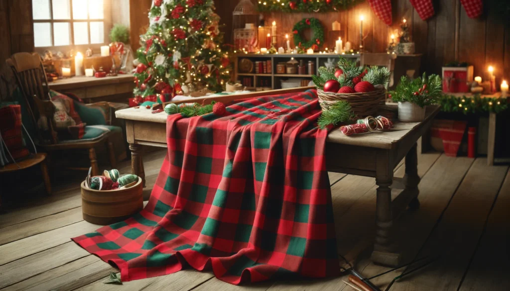 Christmas Plaid Fabric