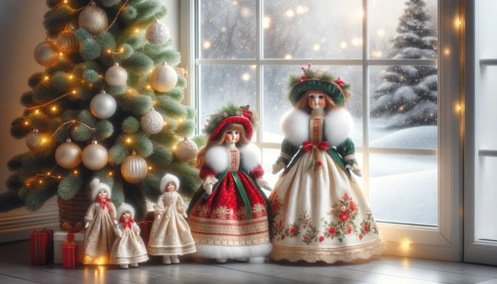 Christmas Porcelain Dolls: A Timeless Holiday Tradition