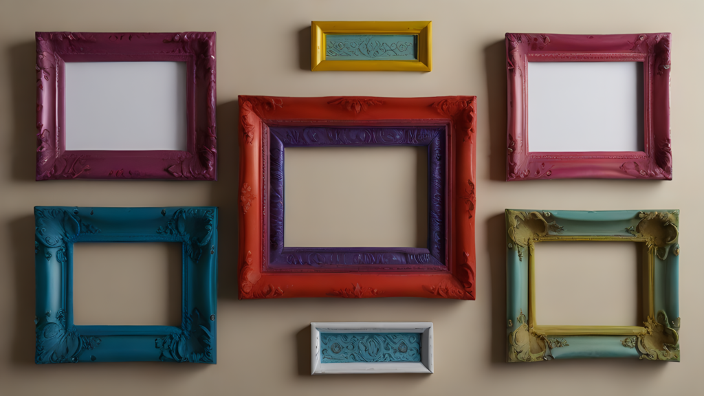 Colorful Picture Frames: Adding a Pop of Color to Your Home Decor