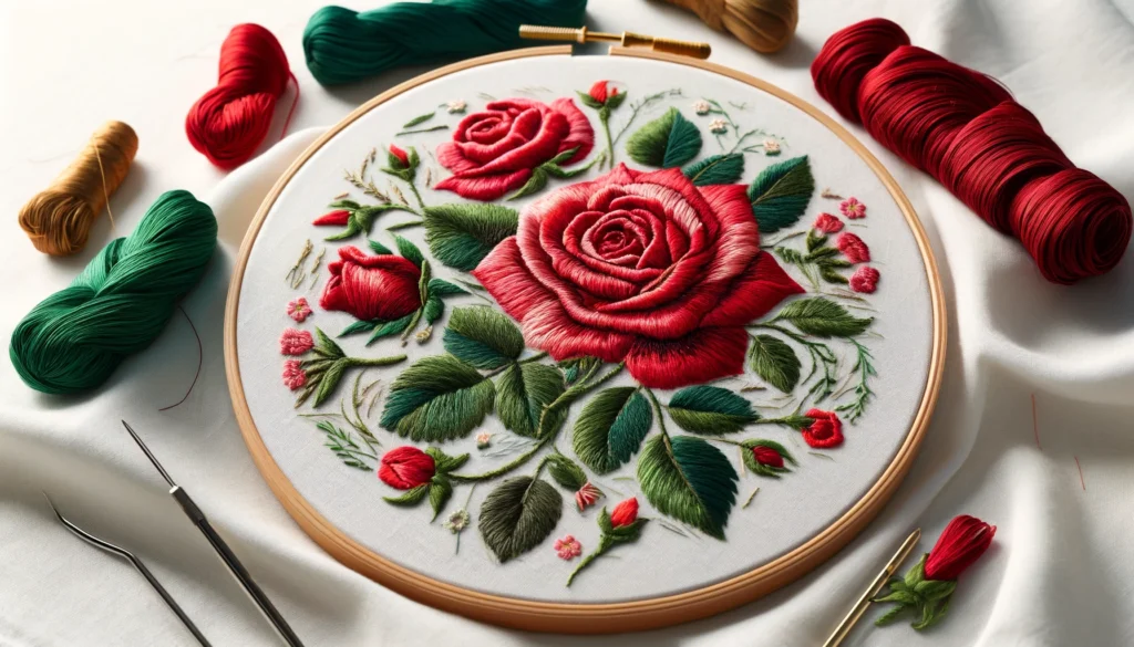 Embroidery Pattern Rose: A Guide to Creating Beautiful Floral Designs