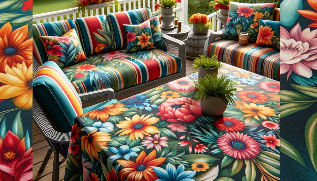 Floral Outdoor Fabric