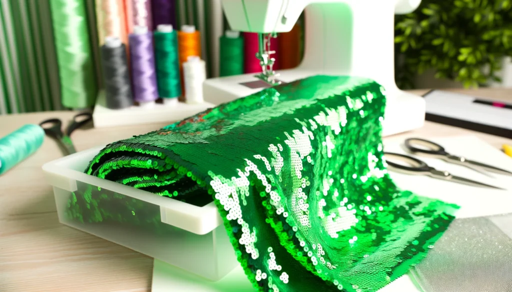 Green Sequin Fabric 5 Dazzling Picks for 2024 – Shine Bright