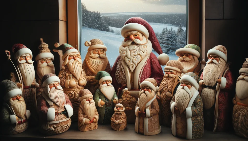 Hand Carved Santa Claus: A Unique and Traditional Christmas Decoration