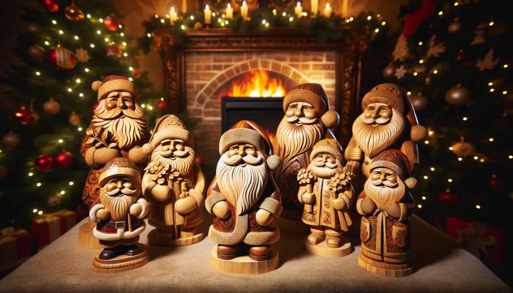 Hand Carved Wooden Santas: Traditional Christmas Decorations That Never Go Out of Style