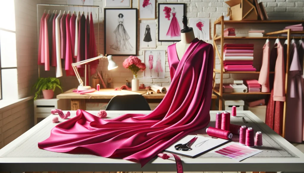 Hot Pink Fabric