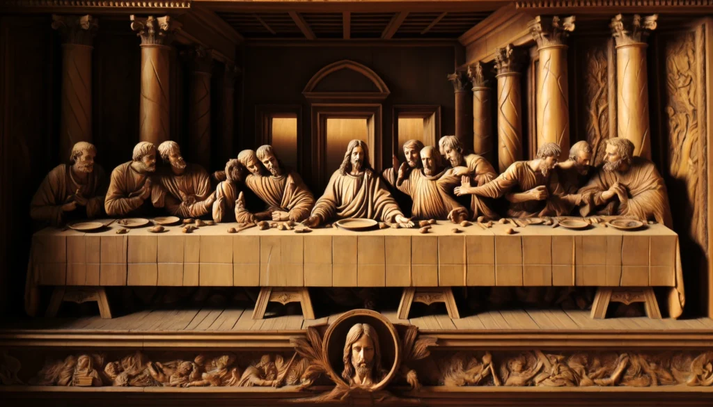 Last Supper Wood Carving: A Masterpiece of Religious Art