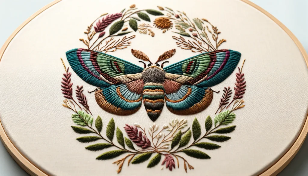 Moth Embroidery: A Guide to Creating Stunning Designs