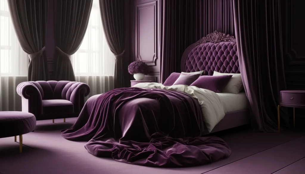 Purple Velvet Fabric: The Luxurious Touch Your Home Needs!