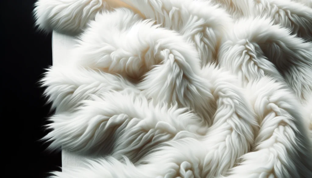 White Faux Fur Fabric